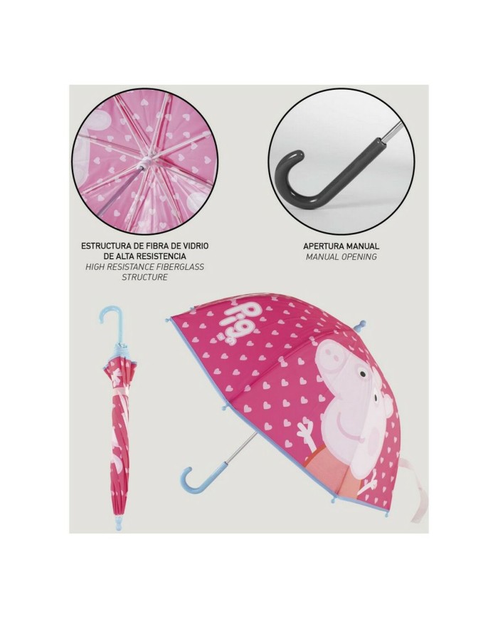 Ombrelli Peppa Pig Rosa (Ø 71 cm) Ombrelli Peppa Pig Rosa (Ø 71 cm)
