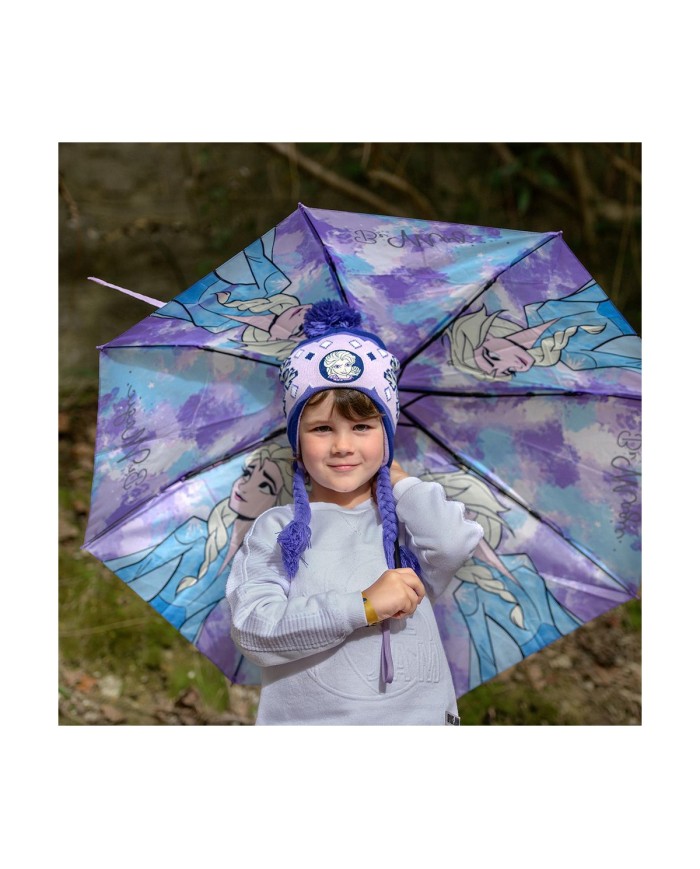 Ombrello Pieghevole Frozen Viola (Ø 92 cm)