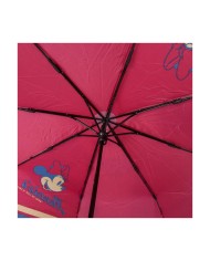 Ombrello Pieghevole Minnie Mouse Rosso (Ø 97 cm)