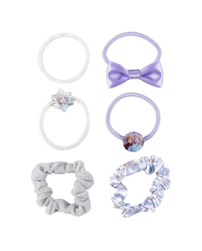 Elastici per capelli Frozen Multicolore 6 Unità Elastici per capelli Frozen Multicolore 6 Unità