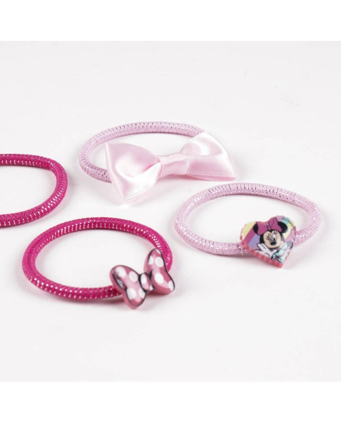 Elastici per capelli Minnie Mouse 6 Pezzi