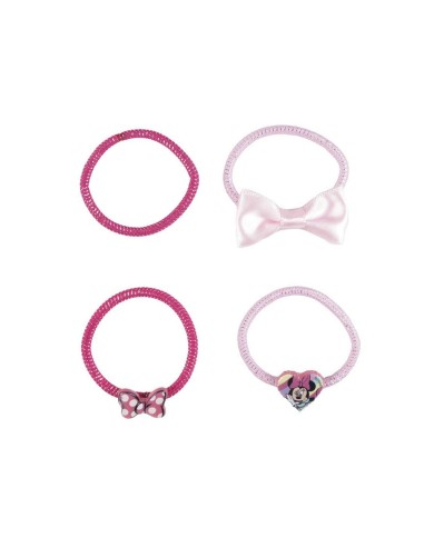Elastici per capelli Minnie Mouse 6 Pezzi