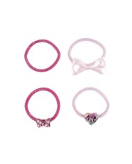 Elastici per capelli Minnie Mouse 6 Pezzi
