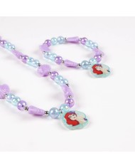 Set di Collana e Bracciali Disney Princess Viola 2 Pezzi Set di Collana e Bracciali Disney Princess Viola 2 Pezzi