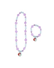 Set di Collana e Bracciali Disney Princess Viola 2 Pezzi Set di Collana e Bracciali Disney Princess Viola 2 Pezzi