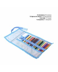 Astuccio per la Scuola con Accessori Frozen (22 pcs)