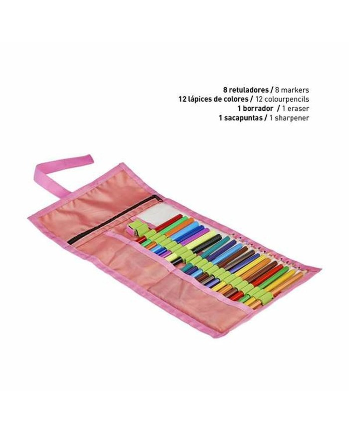 Astuccio per la Scuola con Accessori Minnie Mouse (22 pcs) Astuccio per la Scuola con Accessori Minnie Mouse (22 pcs)