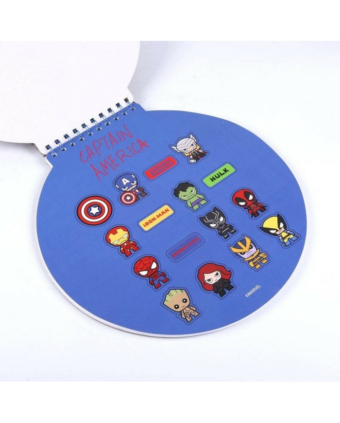 Set di Cancelleria The Avengers Rosso Quaderno (30 x 30 x 1 cm)