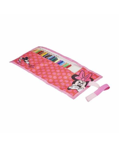 Astuccio per la Scuola con Accessori Minnie Mouse (22 pcs)