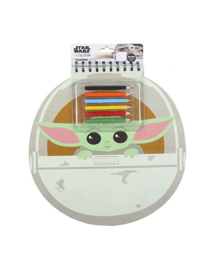 Set di Cancelleria The Mandalorian Quaderno (30 x 30 x 1 cm)