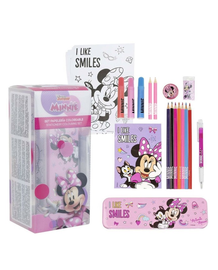 Set di Cancelleria Minnie Mouse 25 Pezzi Set di Cancelleria Minnie Mouse 25 Pezzi