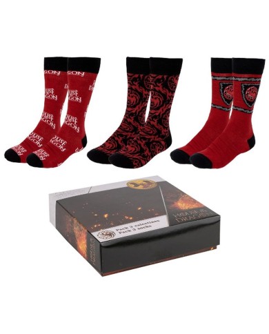 Calzini House of Dragon 36-41 3 Pezzi