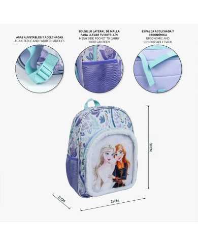 Zaino Scuola Frozen Lilla