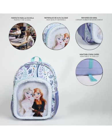 Zaino Scuola Frozen Lilla