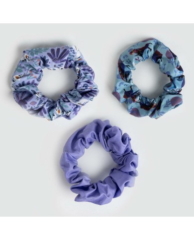 Elastici per Capelli Frozen Azzurro 3 Pezzi