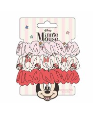 Elastici per Capelli Disney  Rosa Minnie Mouse Fiocco Set Elastici per Capelli Disney  Rosa Minnie Mouse Fiocco Set