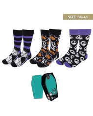 Calzini The Nightmare Before Christmas 3 paia Taglia unica (36-41)
