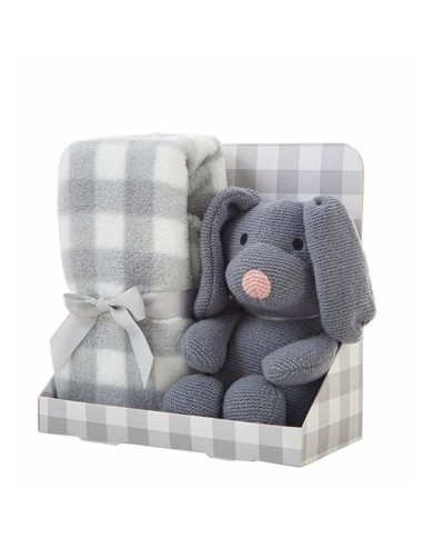 Peluche Grigio 90 x 75 cm Peluche Grigio 90 x 75 cm