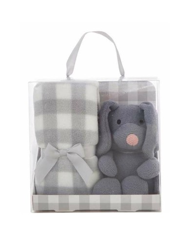 Peluche Grigio 90 x 75 cm Peluche Grigio 90 x 75 cm