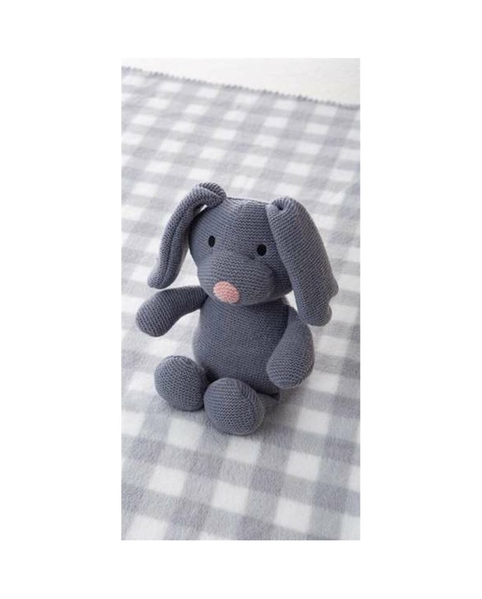 Peluche Grigio 90 x 75 cm Peluche Grigio 90 x 75 cm