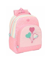 Zaino Scuola BlackFit8 Globitos Rosa 32 x 42 x 15 cm Zaino Scuola BlackFit8 Globitos Rosa 32 x 42 x 15 cm