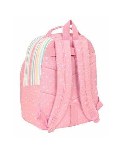 Zaino Scuola BlackFit8 Globitos Rosa 32 x 42 x 15 cm