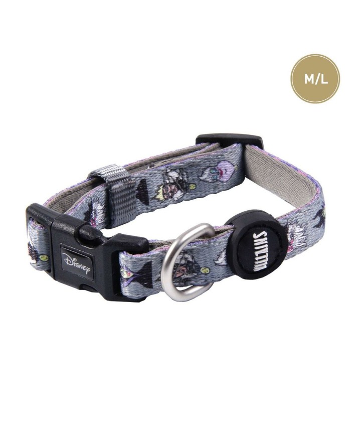 Collare per Cani Disney Villains Grigio Collare per Cani Disney Villains Grigio