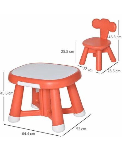 Set di Tavolo e Sedie per Bambini Kohala Baby 64 x 52 x 45,5 cm