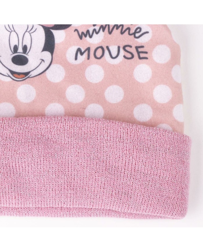 Berretto e Guanti Minnie Mouse Rosa chiaro 2 Pezzi