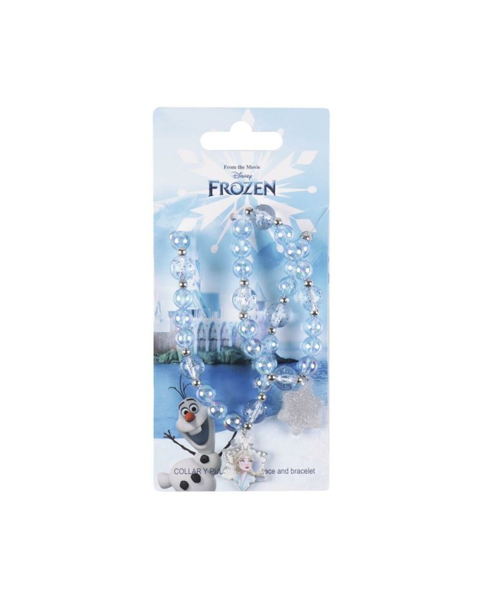 Set di Collana e Bracciali Frozen Azzurro 2 Pezzi