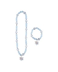 Set di Collana e Bracciali Frozen Azzurro 2 Pezzi