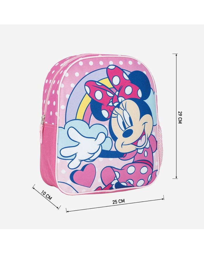 Zaino Scuola Minnie Mouse Rosa 25,0 x 30,0 x 9,0 cm Zaino Scuola Minnie Mouse Rosa 25,0 x 30,0 x 9,0 cm