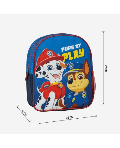 Zaino Scuola The Paw Patrol Azzurro 8,0 x 30,0 x 25,0 cm