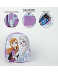 Zaino Scuola Frozen Azzurro 26,0 x 30,0 x 10,0 cm