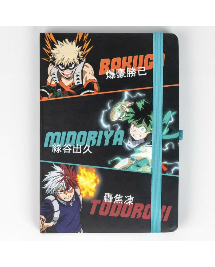 Set di Cancelleria My Hero Academia Nero 2 Pezzi Set di Cancelleria My Hero Academia Nero 2 Pezzi
