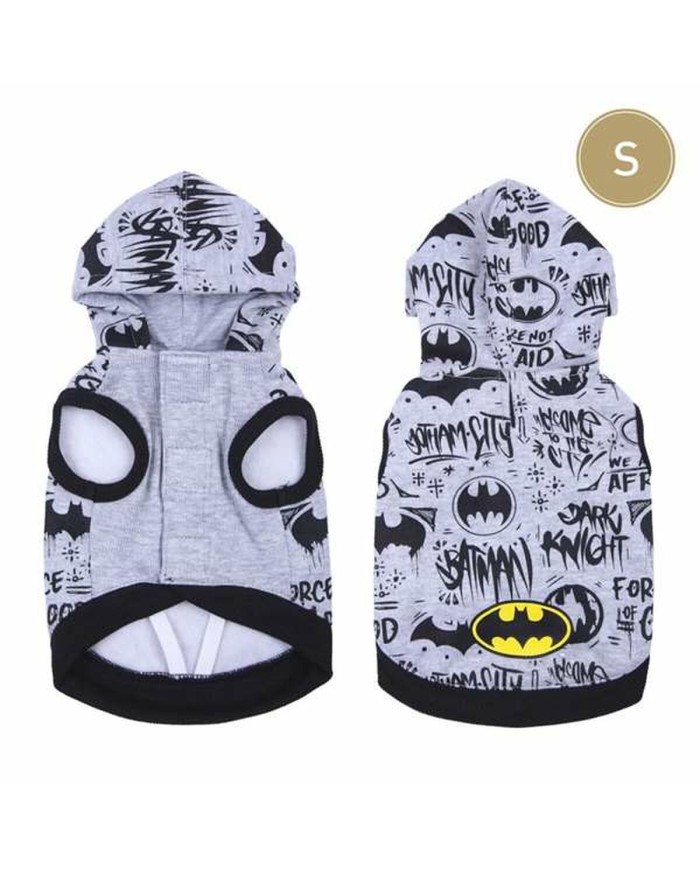 Felpa per Cani Batman S Grigio