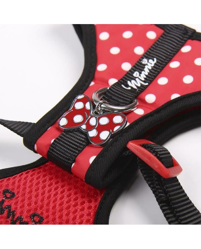Imbracatura per Cani Minnie Mouse Rosso Imbracatura per Cani Minnie Mouse Rosso