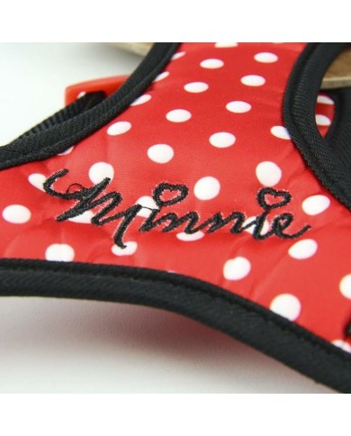 Imbracatura per Cani Minnie Mouse Rosso