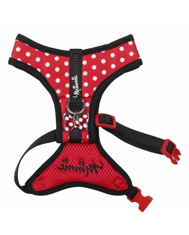 Imbracatura per Cani Minnie Mouse Rosso