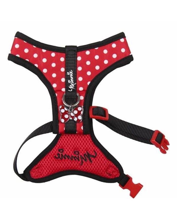 Imbracatura per Cani Minnie Mouse Rosso Imbracatura per Cani Minnie Mouse Rosso