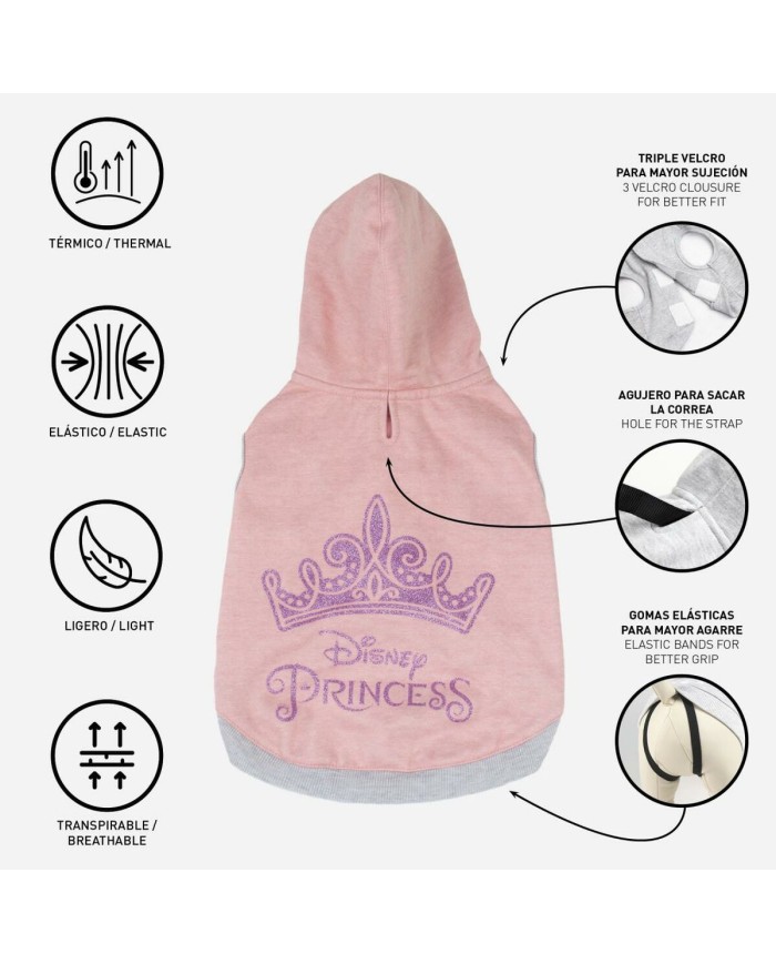 Felpa per Cani Disney Princess Princess XS
