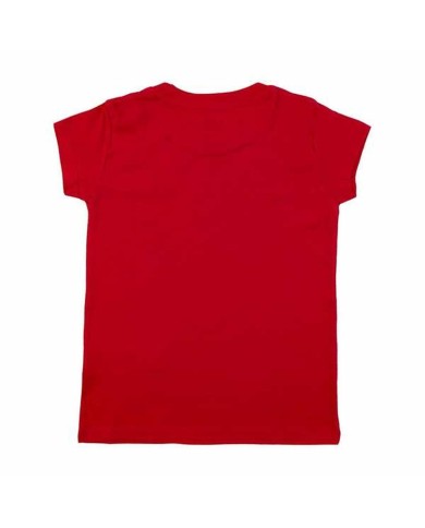Maglia a Maniche Corte per Bambini Minnie Mouse Rosso Maglia a Maniche Corte per Bambini Minnie Mouse Rosso