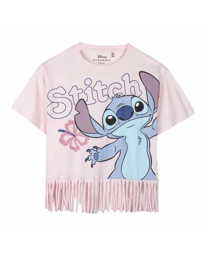 Maglia a Maniche Corte per Bambini Stitch 14 Anni