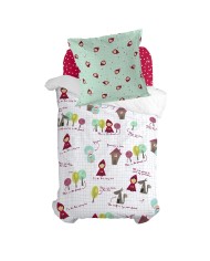 Federa HappyFriday Mr Fox Grandma Notebook Multicolore 80 x 80 cm Federa HappyFriday Mr Fox Grandma Notebook Multicolore 80 x 80 cm