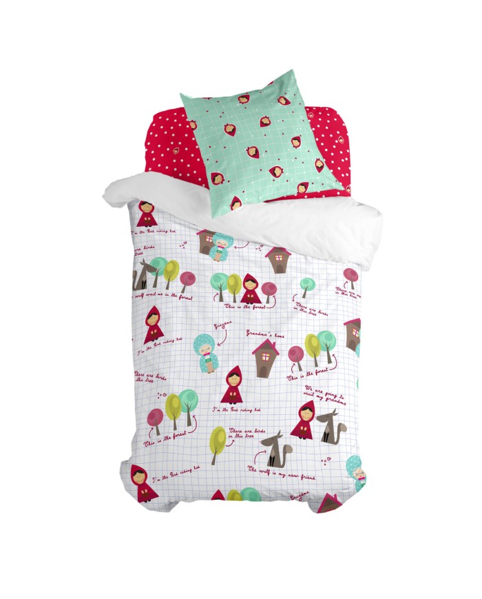 Federa HappyFriday Mr Fox Grandma Notebook Multicolore 80 x 80 cm Federa HappyFriday Mr Fox Grandma Notebook Multicolore 80 x 80 cm