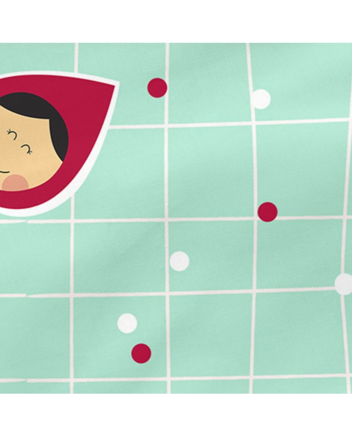 Federa HappyFriday Mr Fox Grandma Notebook Multicolore 80 x 80 cm Federa HappyFriday Mr Fox Grandma Notebook Multicolore 80 x 80 cm