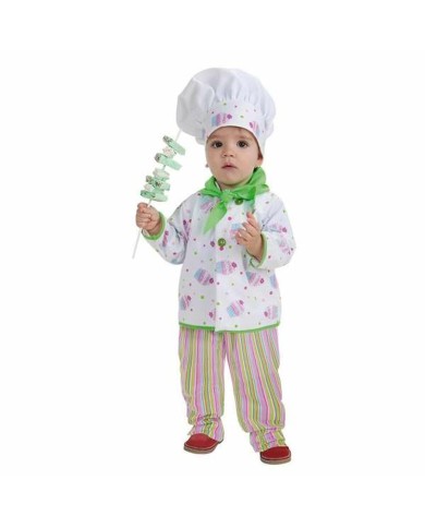 Costume per Neonati Pasticcere 0-6 Mesi Costume per Neonati Pasticcere 0-6 Mesi