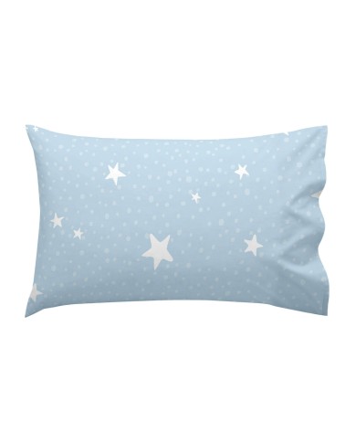 Set di Lenzuola HappyFriday Basic Kids Little star Azzurro Culla Neonato 2 Pezzi Set di Lenzuola HappyFriday Basic Kids Little star Azzurro Culla Neonato 2 Pezzi