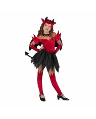 Costume per Bambini My Other Me Diavolo Donna 10-12 Anni Costume per Bambini My Other Me Diavolo Donna 10-12 Anni