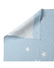 Set di Lenzuola HappyFriday Basic Kids Little star Azzurro Culla Neonato 2 Pezzi
